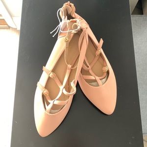 New with Tags - Old Navy Blush Pink 3 buckle flats